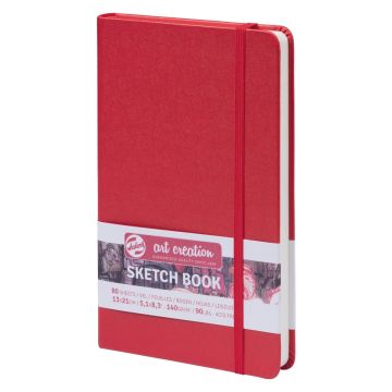 Sketchbook Black Red 13x21cm 140gsm Royal Talens - 9314202M