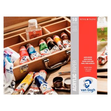 Acrylic Paper Pad 370g - size 30 x 40cm - Van Gogh