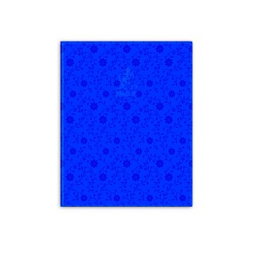 Single Line Book 9x7" Transparent Blue 100/S PVC Falcon