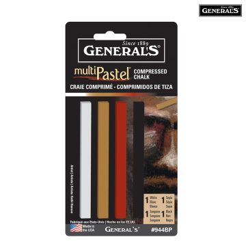 General's Compressed Pastel Crayon Sketching Color Set