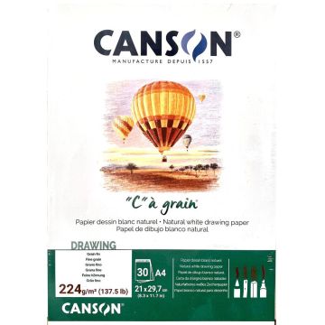 Canson C A Grain 224gsm A4 - 400060600