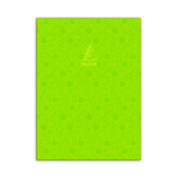 Single Line Book A4 Transparent Green 60/S PCV Falcon