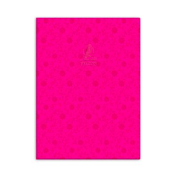 Single Line Book A4 Transparent Pink 100/S PVC Falcon
