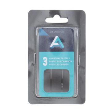 Art Alternatives Charcoal Drawing Sticks, 3-Stick Set