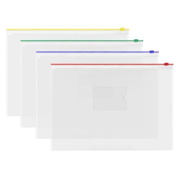 Data Envelope Transparent W/Zip A3 - Bindermax