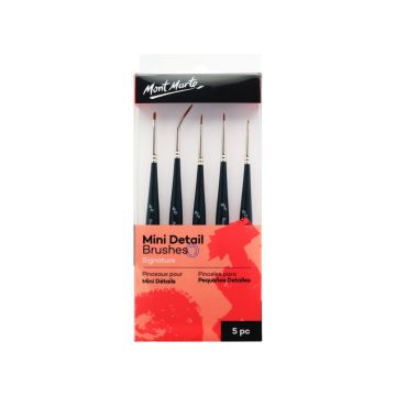 Mont Marte Mini Detail Brushes Signature 5pc
