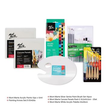Acrylic Painting Starter Set