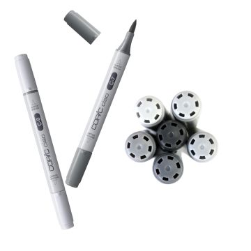 Copic Ciao Marker, Cool Grays