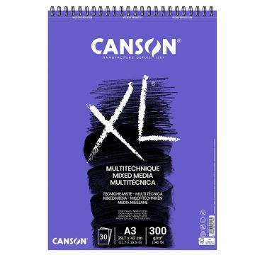 Canson XL Mix Media  -  Textured A3  -  300g - 200807216