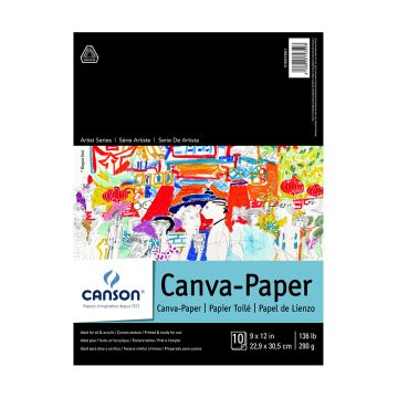 Canson Artist Series Canva-Paper Pads, 9" x 12"