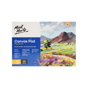 Mont Marte Canvas Pad 10 Sheet A5