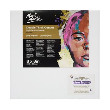 Mont Marte Canvas Pine Frame DT 20.3x20.3cm