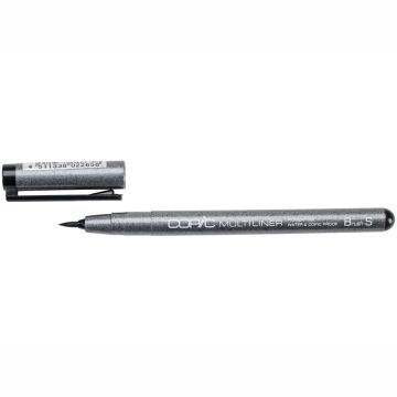 Copic Marker Multiliner Ink Pen Brush, Small, Black