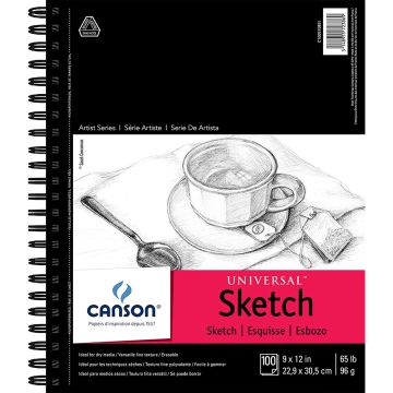 Canson Universal Sketch Book 9" x 11" - 100510851