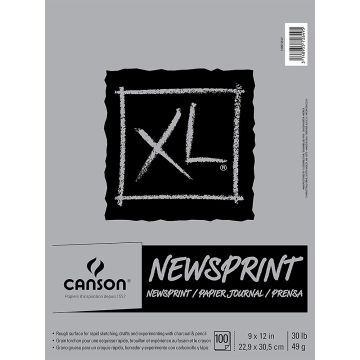 Canson XL Series Newsprint Paper Pad 9" x 11" - 100510949