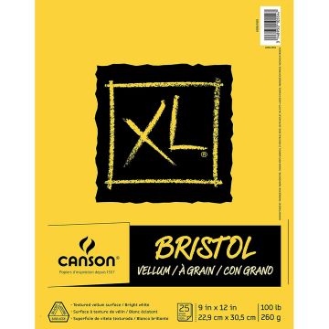 Canson XL Series Bristol Vellum Paper Pad 9" x 11" - 400061838