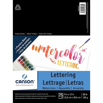 Canson Artist Series Watercolor Lettering 9" x 11" - 400092377
