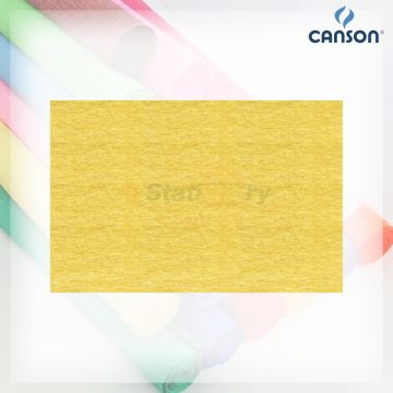 Crepe paper 30gs Canson - C200001408 Straw yellow