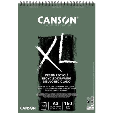 Canson XL A3 Drawing recycled paper pad 160g 