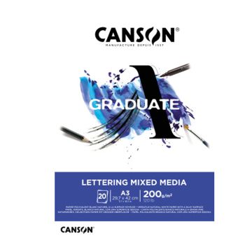 Canson Graduate - Lettering Mixed Media A3 - 200g - 31250P029