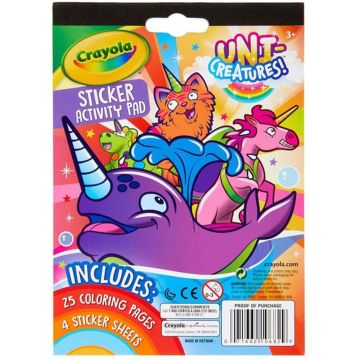 Crayola - Uni-Creatures Sticker Activity Pad Crayola - Uni-Creatures Sticker Activity Pad