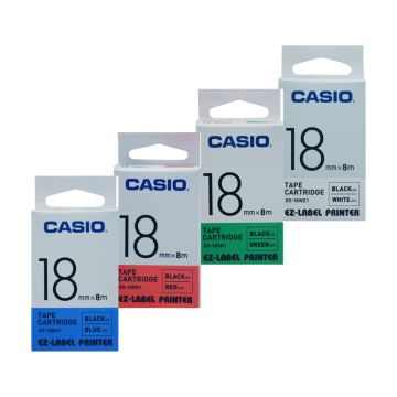 CARTRIDGE CASIO  18MM LABEL