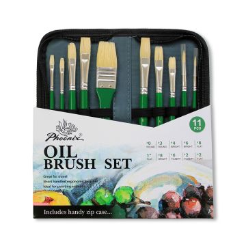 Phoenix Oil Brush Set of 10 pcs