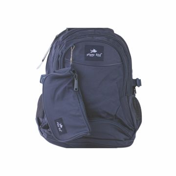 School Backpack 18" Navy Blue - Glossy Bird