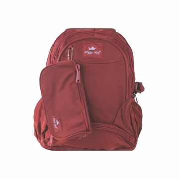 School Backpack 18" Red - Glossy Bird