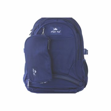 School Backpack 18" Dark Blue - Glossy Bird
