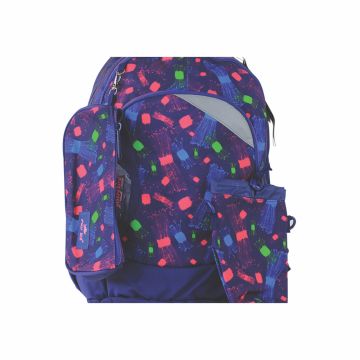 School Backpack 16.5" Mixed Style B - Glossy Bird