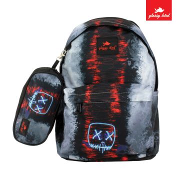 Backpack Glossy Bird Blue 2093