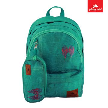 Backpack Glossy Bird Blue 2104