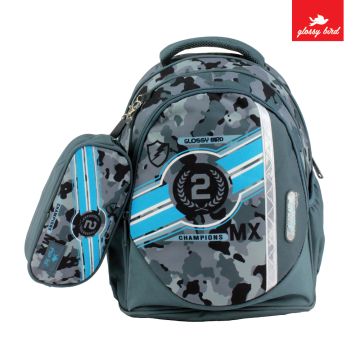 Backpack Glossy Bird Blue 2109