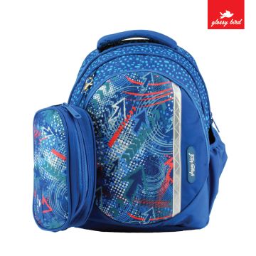 Backpack Glossy Bird Blue 2109
