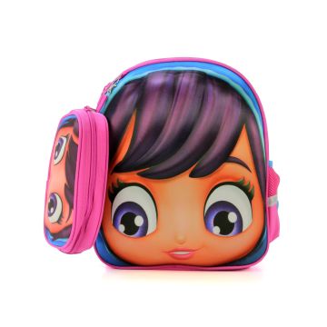 Bitemoji School Bag with pencil Case - 14 Inch