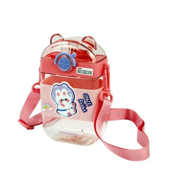 Water Bottle Cute Design ST-YIBEN - Red 470 ML