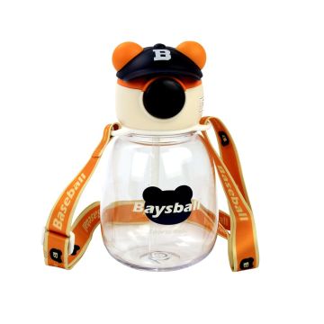 Water Bottle Baseball Designs - Orange 650 ML