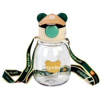 Water Bottle Baseball Designs -  Green 650 ML