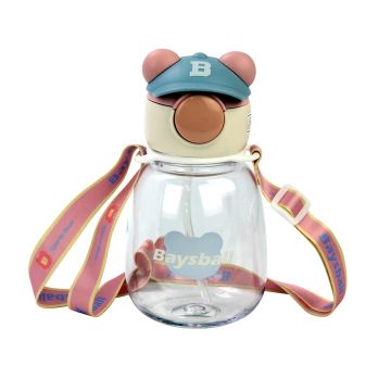 Water Bottle Baseball Designs -  Pink 650 ML