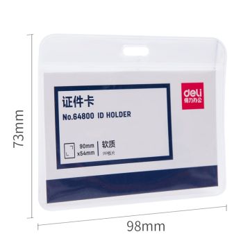 Deli ID Holder 90 x 54 mm 