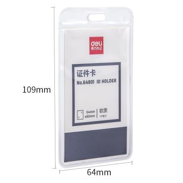 Deli ID Holder 54 x 90 mm 