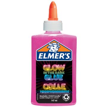 Elmer's Glue Glow Liquid 147ml Pink