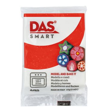 Das Smart Polymer Clay 57g Red Glitter - F321302