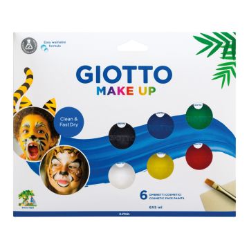 Classic Gio Makeup Face Paint Set - 6x5ml Tubes