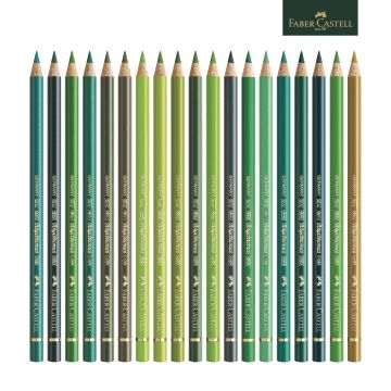 Faber Castell Polychromos Individual Colour Greens