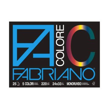 Drawing Oad 33x48cm 25 colourd sheets Fabriano