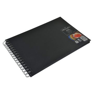 Drawing Pad Spiral Black Book 190gm 21x29.7cm Fabriano - 19021297