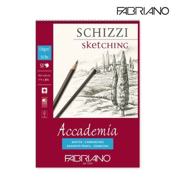 Accademia Collati Collati  Sketches A3 Spiral Fabriano - 44121421