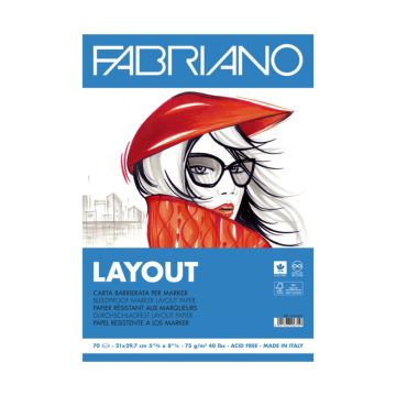 Blocco Layout A4 Fabriano - 19100505